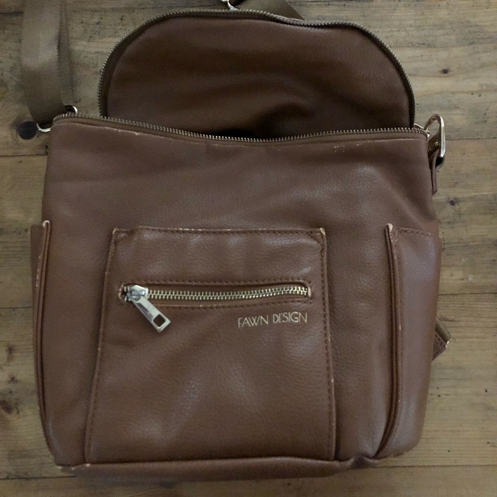 Fawn design mini brown backpack